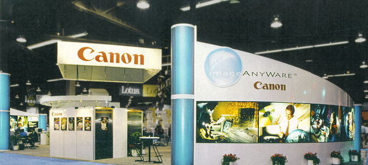 Canon AIIM trade show graphics